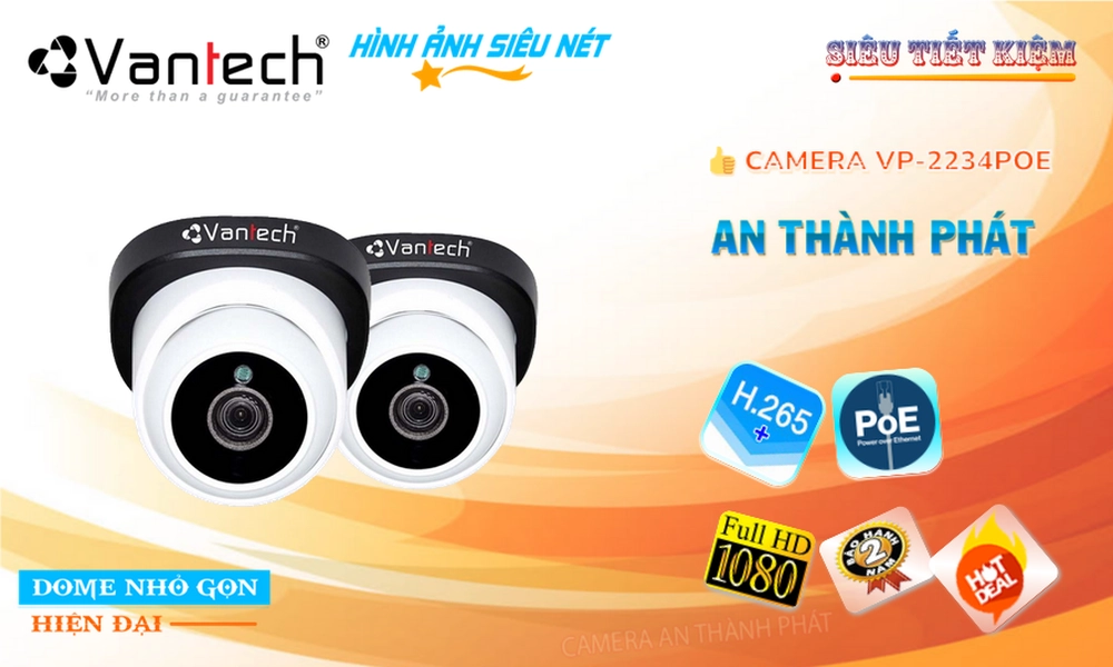 VP-2234POE VanTech Thiết kế Đẹp
