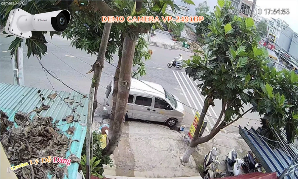 VP-2491BP Camera Thiết Kế Thân