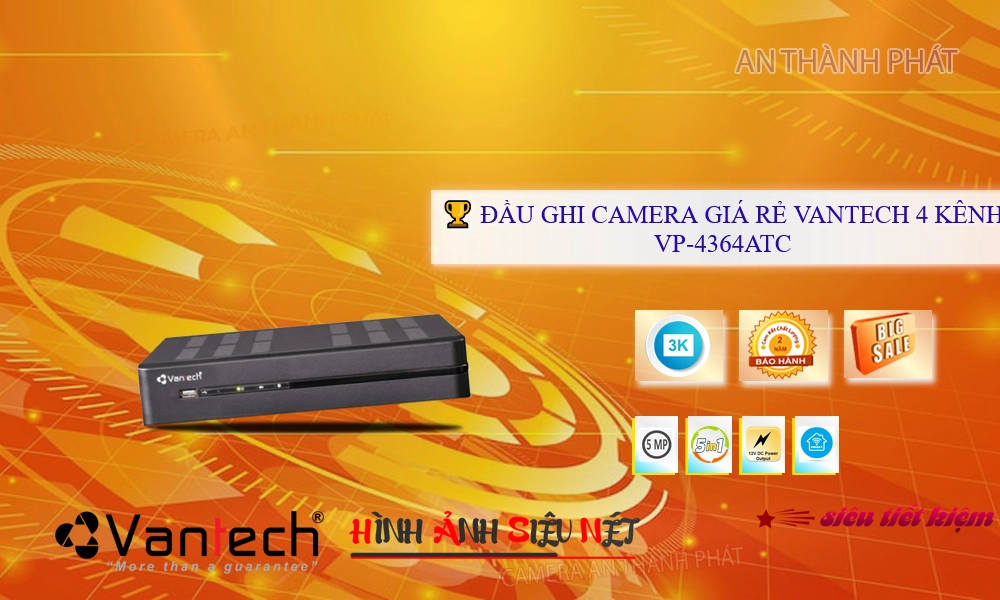 Đầu Ghi VP-4364ATC Giá tốt