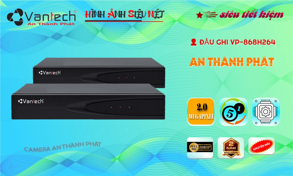 VP-868H264 Đầu Ghi Hình Chi phí phù hợp