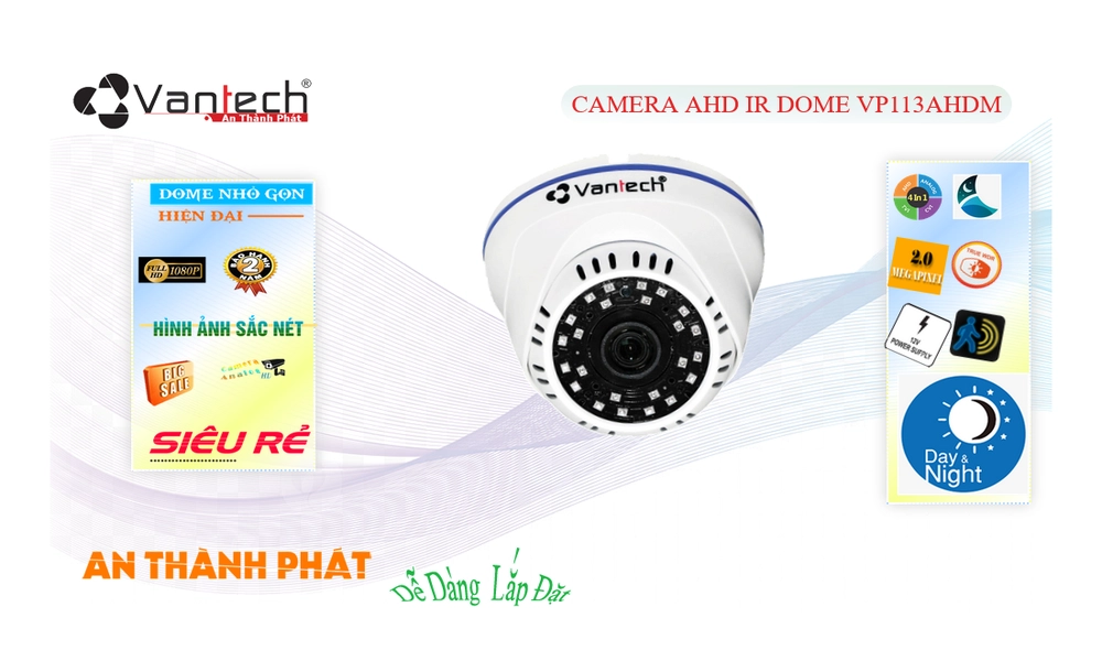 VP113AHDM Camera VanTech Giá tốt