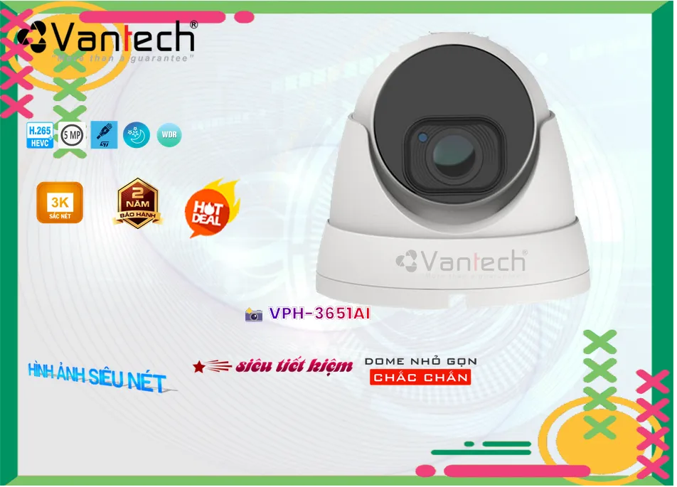Camera VanTech VPH-3651AI,thông số VPH-3651AI,VPH 3651AI,Chất Lượng VPH-3651AI,VPH-3651AI Công Nghệ Mới,VPH-3651AI Chất