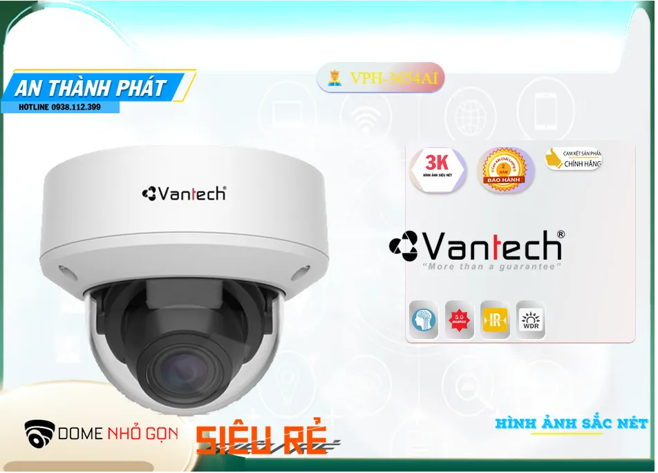 Camera VanTech VPH-3654AI,thông số VPH-3654AI,VPH-3654AI Giá rẻ,VPH 3654AI,Chất Lượng VPH-3654AI,Giá
