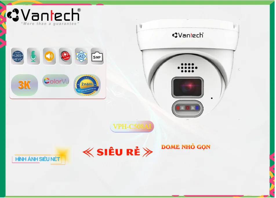 Camera VanTech VPH-C508AI,VPH-C508AI Giá rẻ,VPH-C508AI Giá Thấp Nhất,Chất Lượng VPH-C508AI,VPH-C508AI Công Nghệ