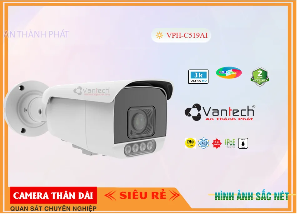 VPH C519AI,Camera VanTech VPH-C519AI,VPH-C519AI Giá rẻ,VPH-C519AI Công Nghệ Mới,VPH-C519AI Chất Lượng,bán