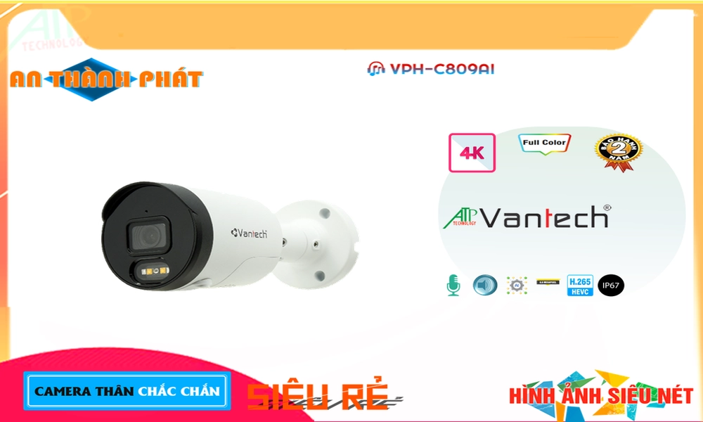 VPH C809AI,Camera ✲ VPH-C809AI Siêu Nét,VPH-C809AI Giá rẻ, Ip Sắc Nét VPH-C809AI Công Nghệ Mới,VPH-C809AI Chất