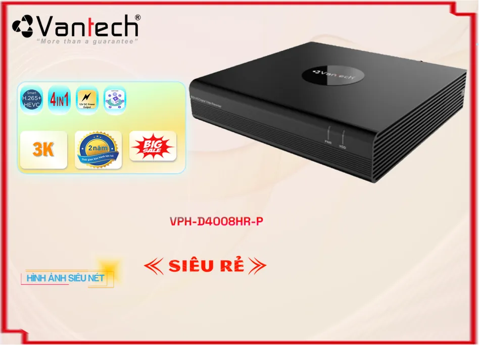 Đầu Ghi Hình VanTech VPH-D4008HR-P,Giá VPH-D4008HR-P,phân phối VPH-D4008HR-P,VPH-D4008HR-PBán Giá Rẻ,Giá Bán