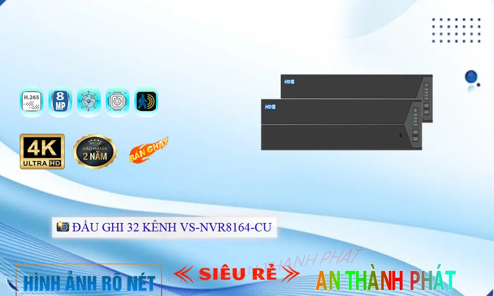 Đầu ghi Visioncop VS-NVR8164-CU