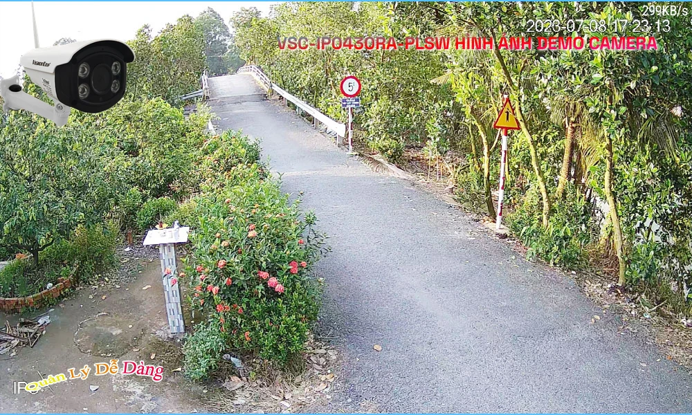 Camera Wifi Ngoài Trời VSC-IP0430RA-PLSW