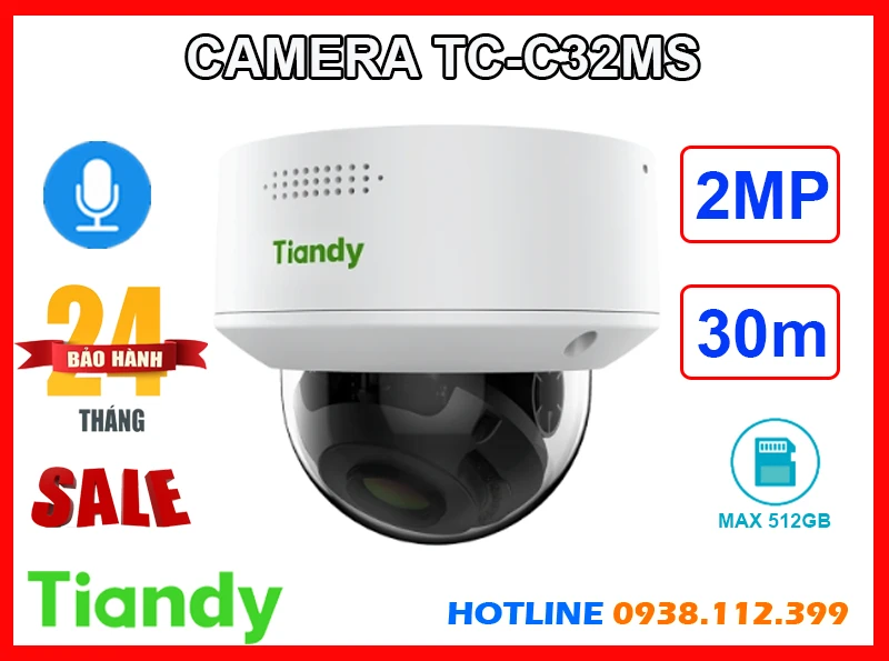 Camera Ghi Âm TIANDY TC-C32MS (2MP), camera quan sát TIANDY TC-C32MS, lắp đặt camera TIANDY TC-C32MS, lắp camera TIANDY TC-C32MS giá rẻ, camera TIANDY TC-C32MS giá rẻ, camera ghi âm TIANDY TC-C32MS, camera trong nhà TIANDY TC-C32MS, TIANDY TC-C32MS, TC-C32MS,