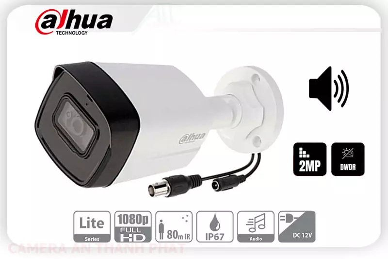 Camera dahua DH HAC HFW1200TLP A S5,Giá DH-HAC-HFW1200TLP-A-S5,phân phối