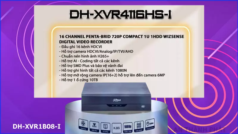 Đầu ghi hình 16 kênh dahua DH-XVR4116HS-I