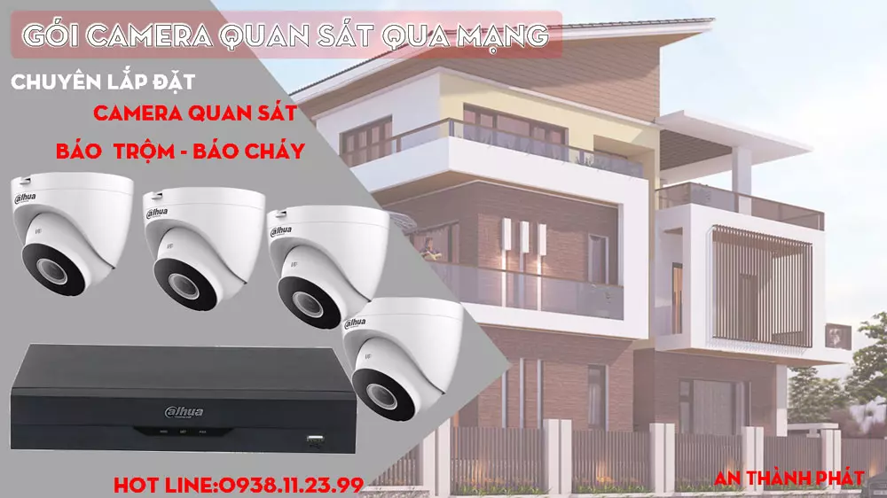 Lắp đặt camera quan sát qua mạng