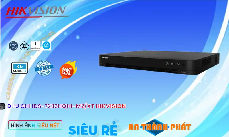 iDS-7232HQHI-M2/XT sắc nét Hikvision