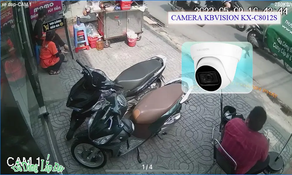  Camera  Dùng Bộ Lắp Camera Cửa Hàng Kim Hoàng 4k